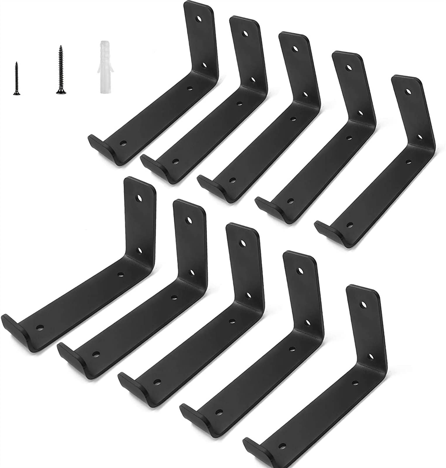Support metallique triangle RJJ fini les fixations visibles equerres acier invisibles x10