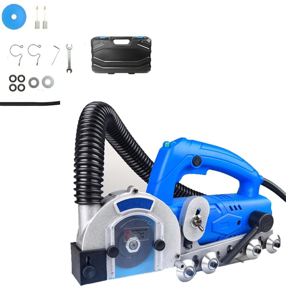 Limpiador De Juntas Eléctrico De 1200W,Máquina Eléctrica para Quitar Lechada De 9000 RPM,Ranuradora Multifuncional,para Reparación Y Rejuntado Baldosas Cerámica