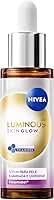 NIVEA LUMINOUS630® Skin Glow Sérum 30ml, Pele Uniforme, Glow Instantâneo, Reduz Manchas e Poros, Hidrata, Cuidado Facial Diário