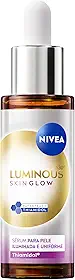 NIVEA LUMINOUS630® Skin Glow Sérum 30ml, Pele Uniforme, Glow Instantâneo, Reduz Manchas e Poros, Hidrata, Cuidado Facial Diário
