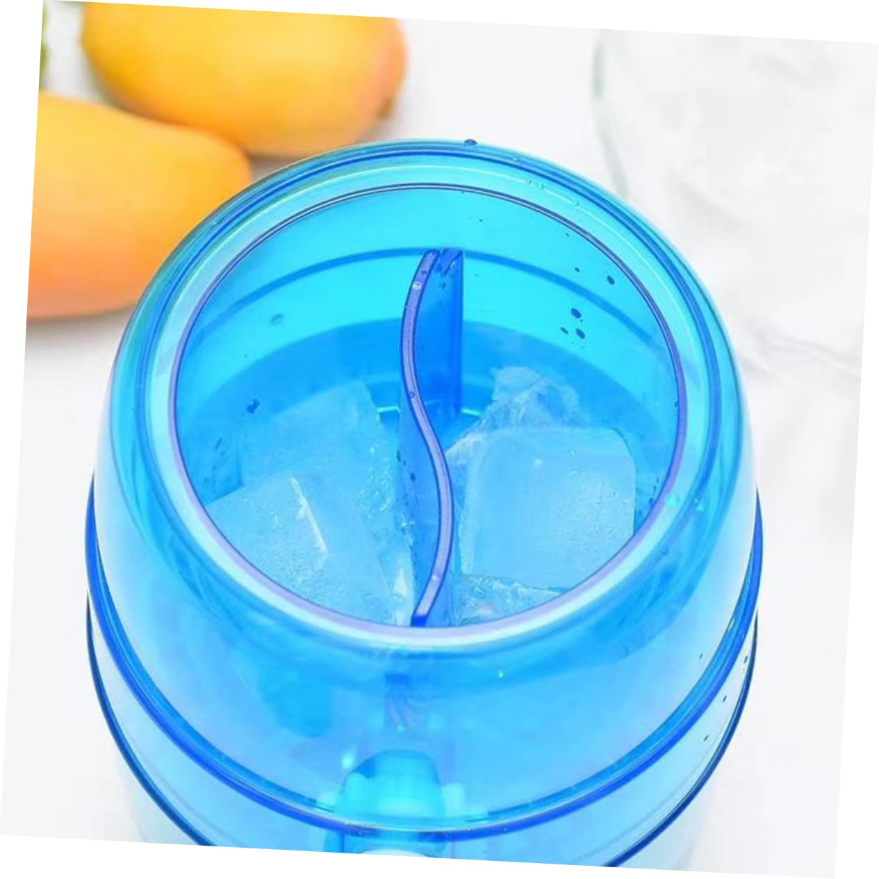 COLLBATH Household Manual Ice Shaver Machine Compact Ice Chopper for Smoothies Easy to Clean Material for Home Use and Outdoor Activities