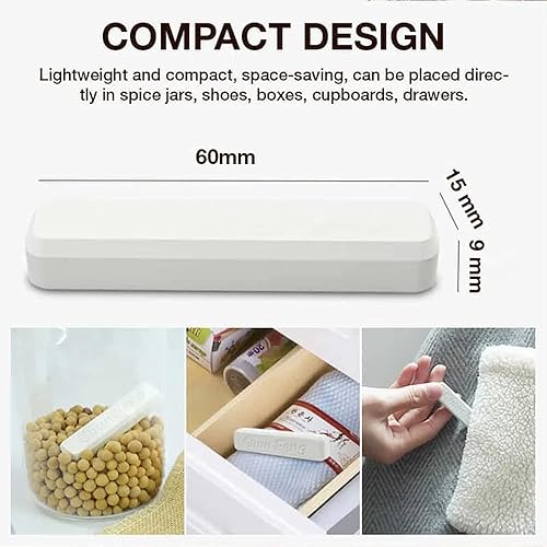 Miniatura 6 de Varilla de secado de diatomeas de uso repetido, desecante de tierra de diatomeas no tóxico, deshumidificador absorbente de humedad, para habitación,