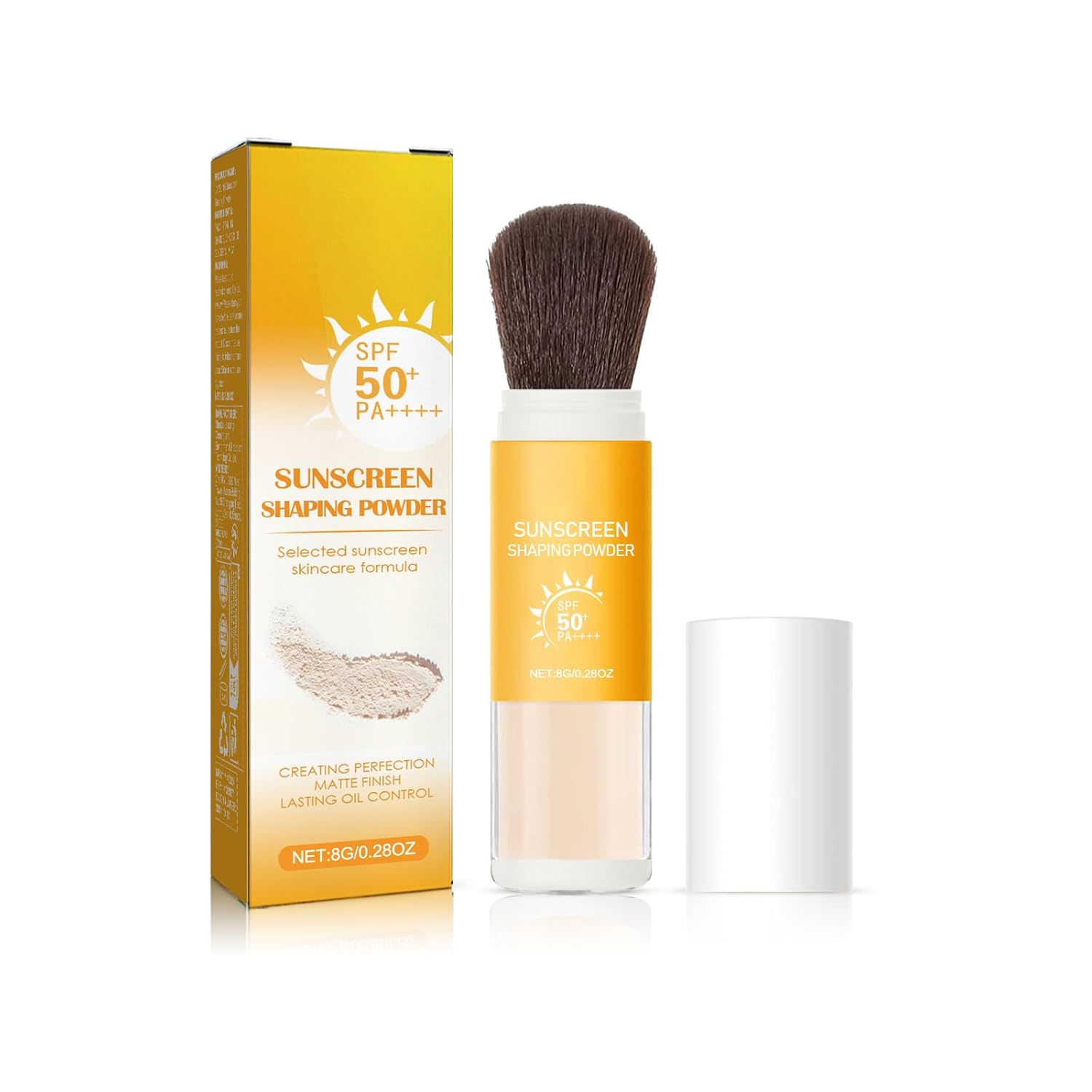 Mineral Sunscreen Setting Powder Lasting Lightweight Breathable Suitable for All Skin Types 0 28 Oz