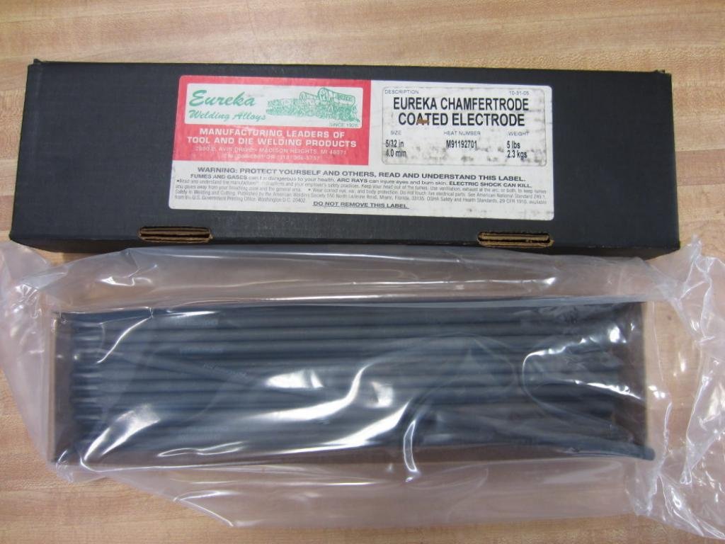 Eureka M91192701 5 Pound - Coated Electrodes 5/32 4.0mm