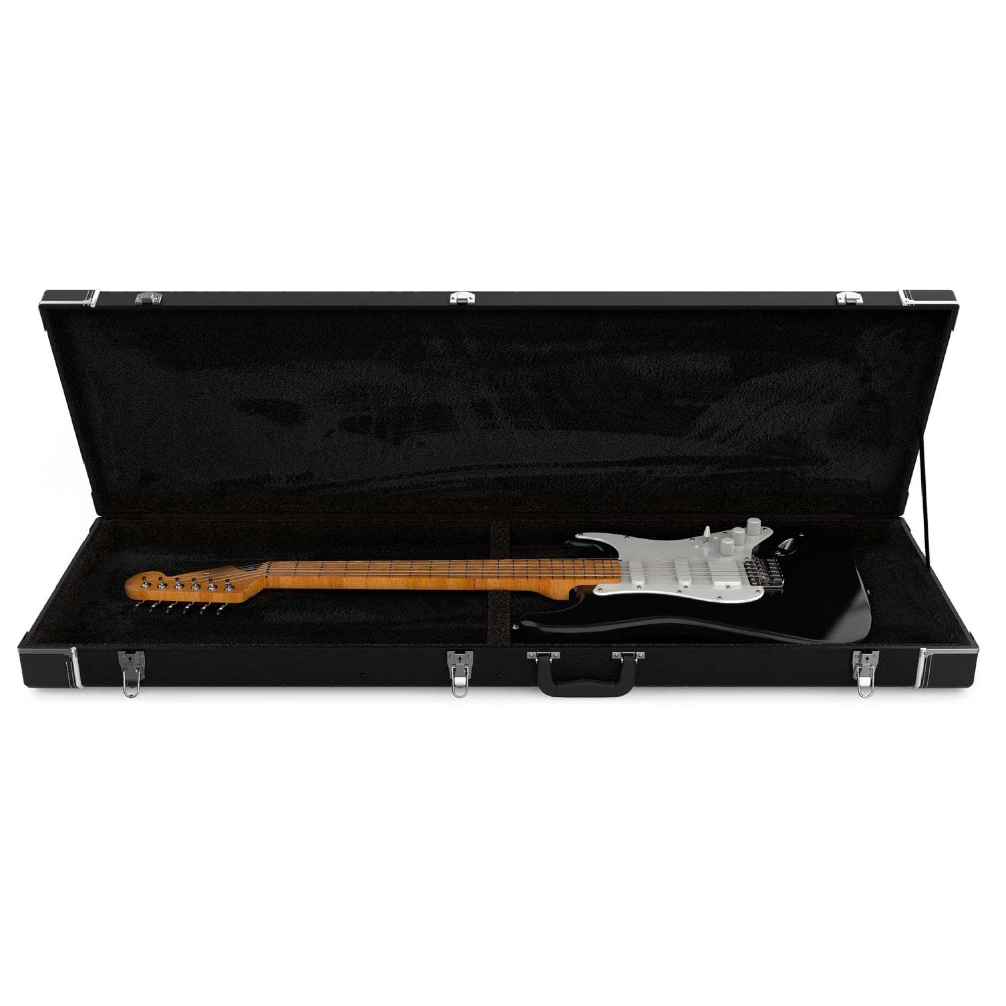 MONKEY LOOP Woodland Black Estuche Madera para Guitarra Eléctrica. Negro