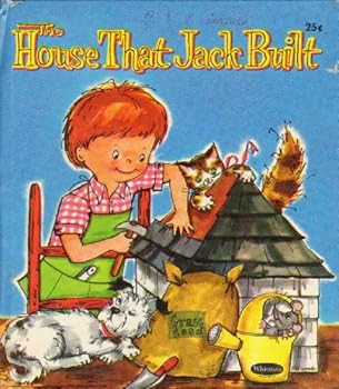 Hardcover THE HOUSE THAT JACK BUILT Whitman #2480 Book