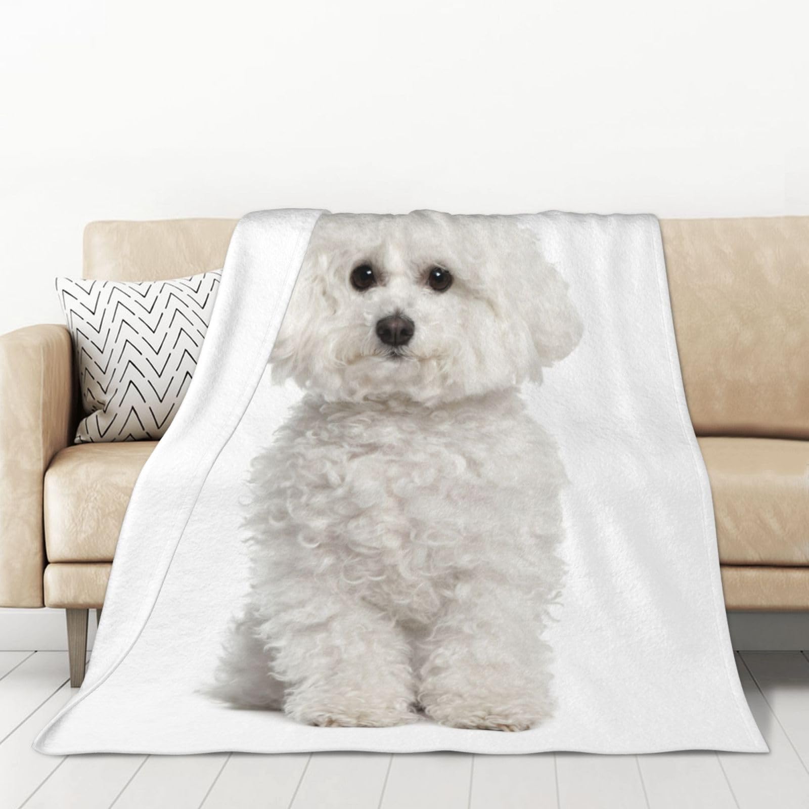 マルチーズ柄 ビジョンフリーゼ フリースブランケット 130×150cm 毛布 Amazon｜毛布 ビション・フリーゼ 犬 ブランケット 掛け毛布 膝掛け