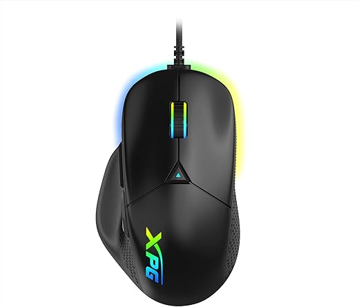 XPG Alpha Wired Gaming Mouse with Premium OMRON Switches – Black