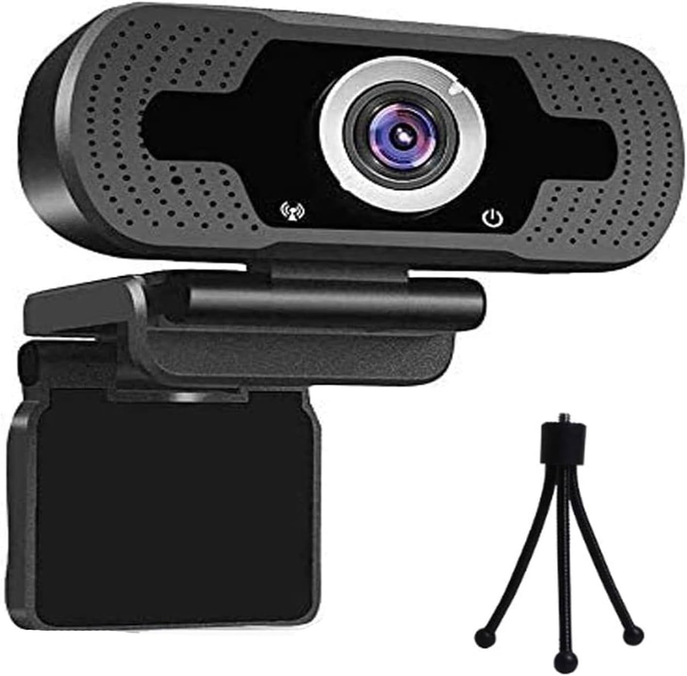 1080P HD Webcam with Microphone, X11 USB Computer Web Camera With Privacy Shutter and Tripod,Webcam PC Cam Mac Desktop Laptop for Gaming Video Recording Calling Conferencing Online Classes (1080P)