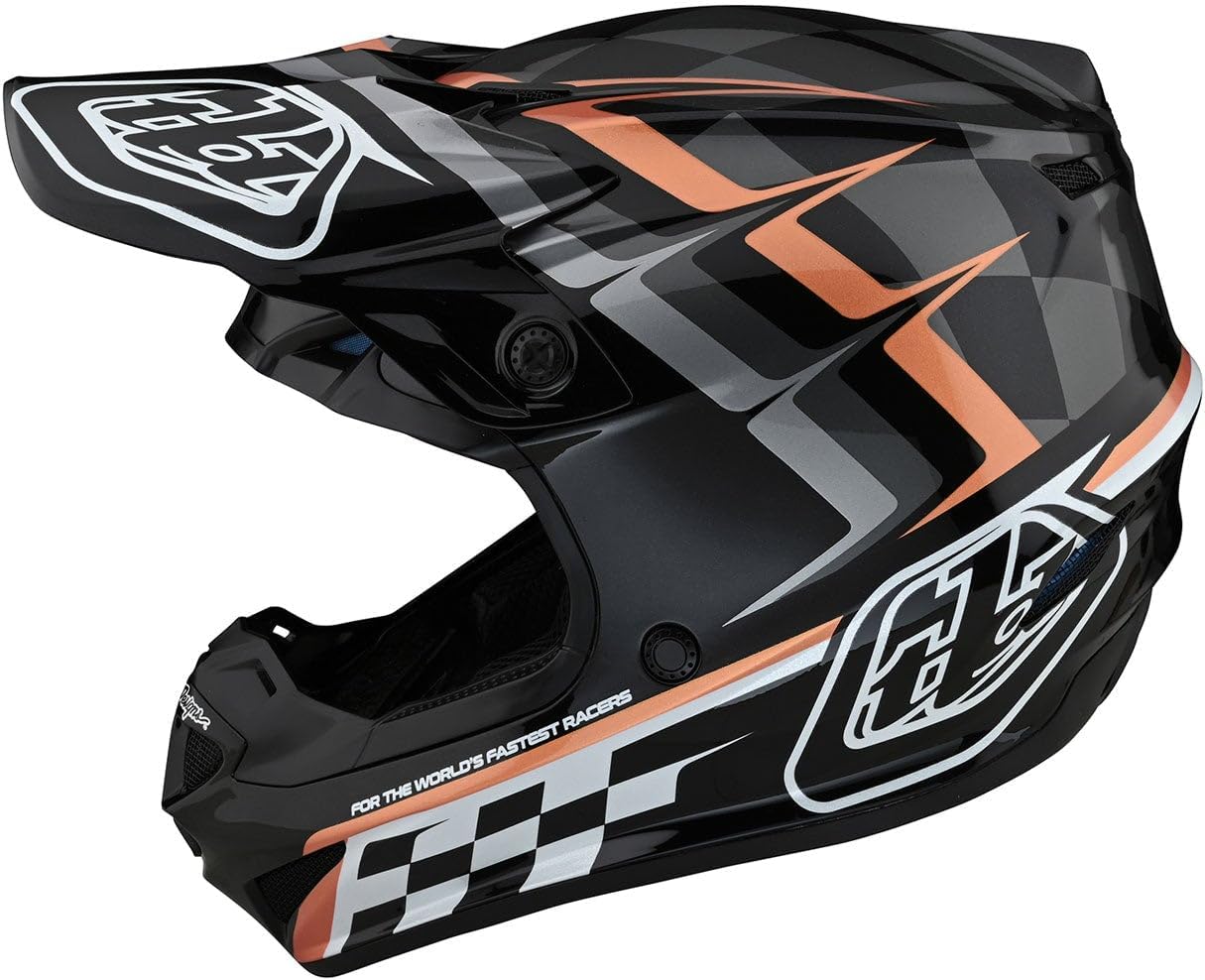 Troy Lee Designs SE4 Polyacrylite Adult Motocross Off-Road Dirt Bike Helmet with MIPS
