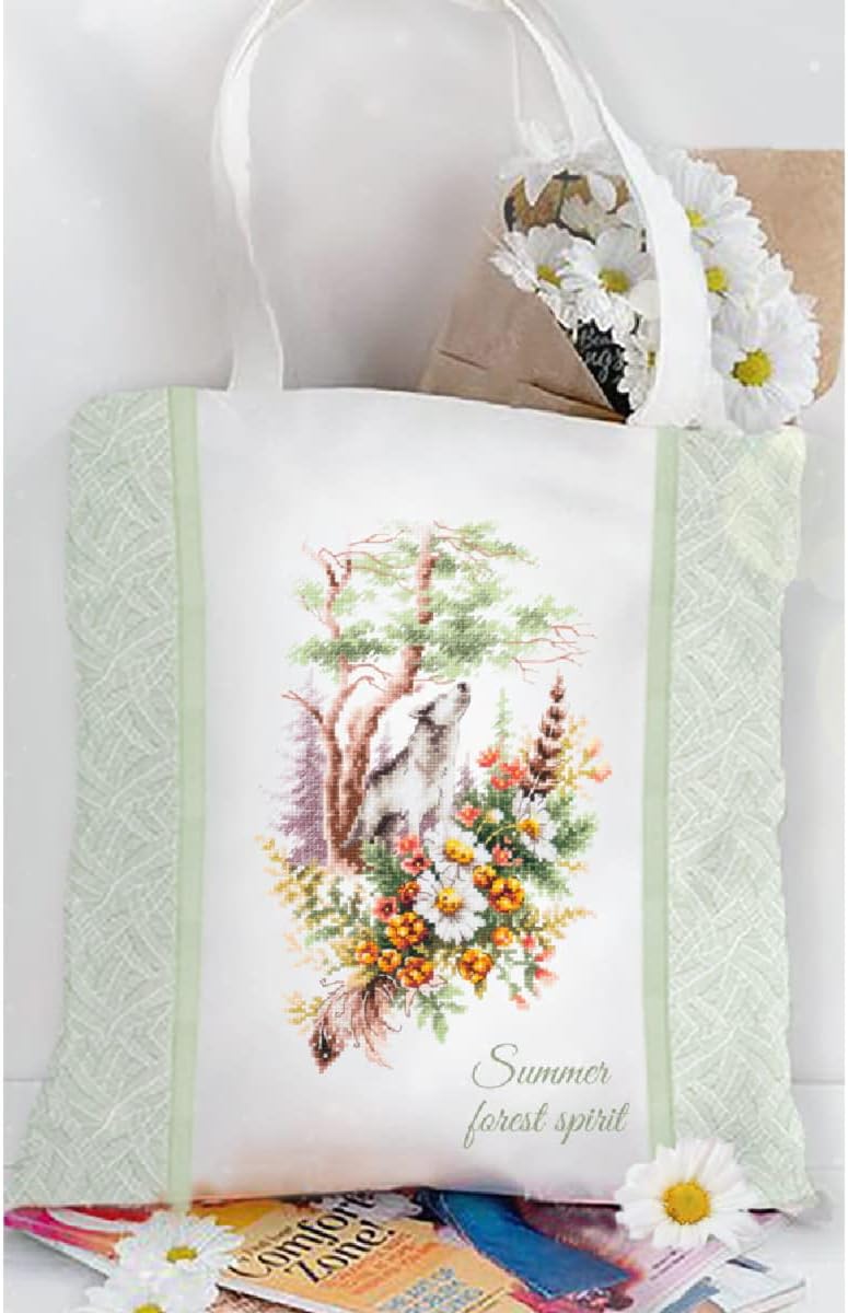 Magic Needle Zweigart Edition Counted Cross Stitch kit Summer Forest Spirit, 17x27cm, DIY