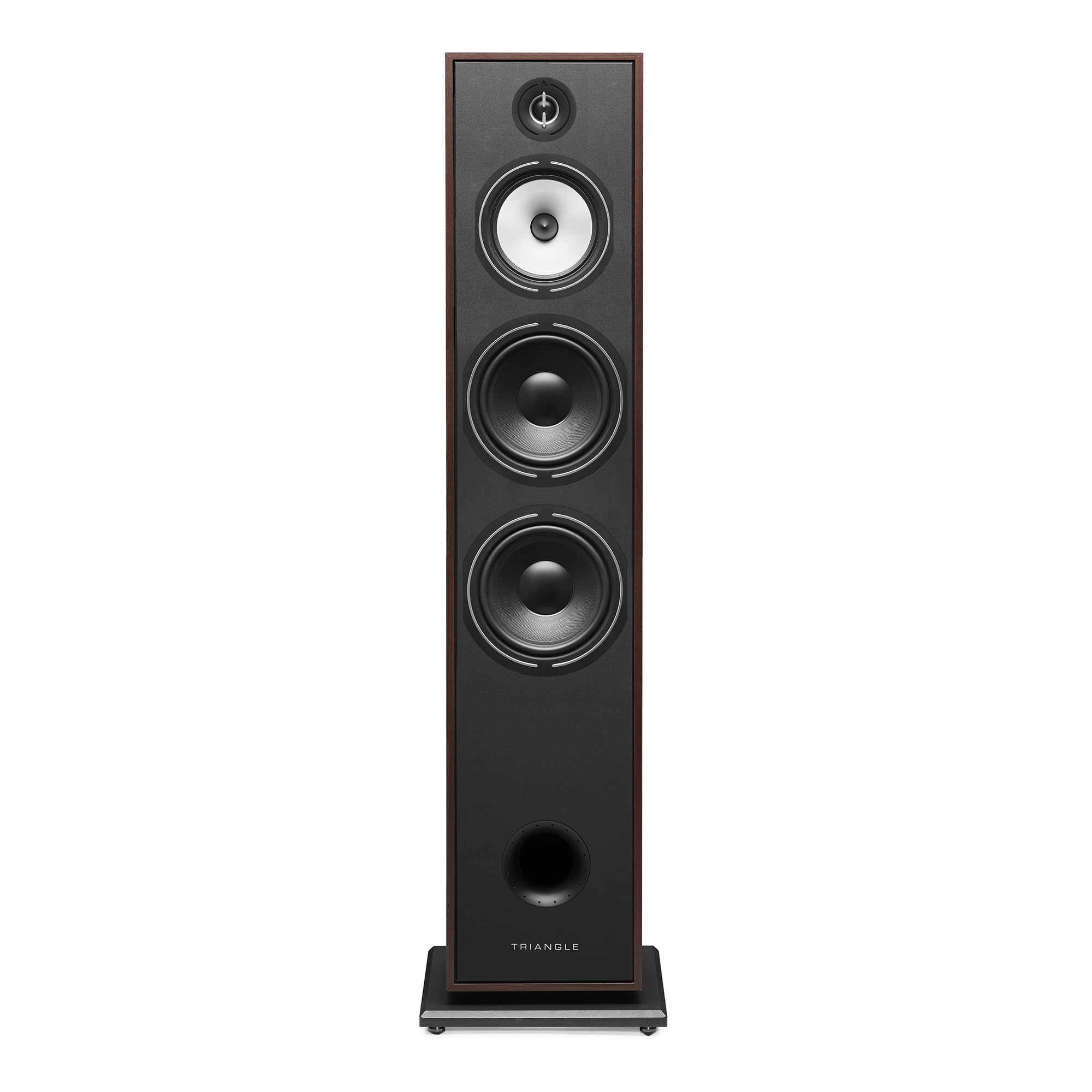 Triangle - Altoparlante Colonna Hi-Fi BOREA BR10 - Potenza Massima 200W - Sensibilità 92 dB/W/m – Speaker da 21 cm – Musica e Home Cinema Versatili - 245 x 1110 x 380 mm - Noce (Coppia)