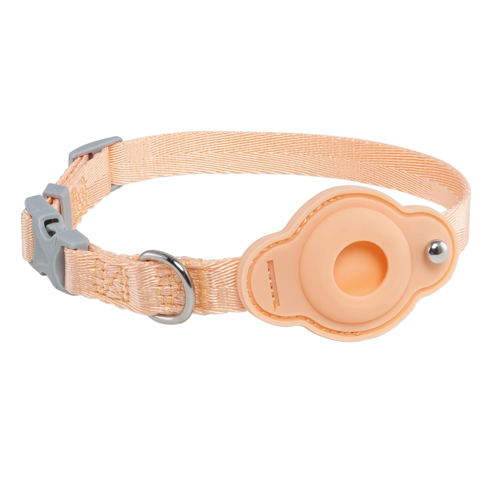 TSPRO Airtag Dog Collar with Airtag Holder Case, Lightweigh Dog Collar, Quick Release Buckle, Adjustable Breathable Durable, Ideal for Small Medium