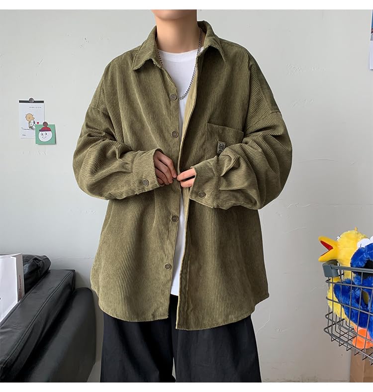 Damskie japońskie kurtki sztruksowe lekkie płaszcze Fairycore Altnertive Streetwear Harajuku stroje Y2K odzież wierzchnia