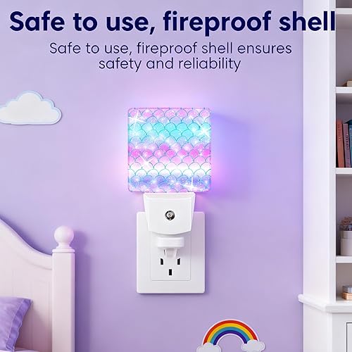 Miniatura 2 de Luz nocturna enchufable con sensor inteligente del atardecer al amanecer, luz nocturna LED blanca para dormitorio, baño, cocina, pasillo, escaleras,