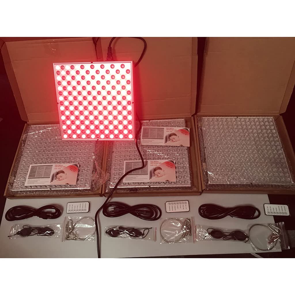 Dispositivo de Terapia de Luz Roja Plegable,Deep Red 660nm e Infrarrojo Cercano 850nm,Panel de Terapia LED Deformable de 135W,para Aliviar el Dolor,Antienvejecimiento de la Piel