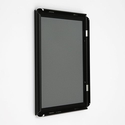 Miniatura 6 de M&T Displays Portarretratos de 8.5 x 11 pulgadas, marco de diploma de carga frontal, color negro, tamaño de perfil de aluminio de 0.59 pulgadas (1)