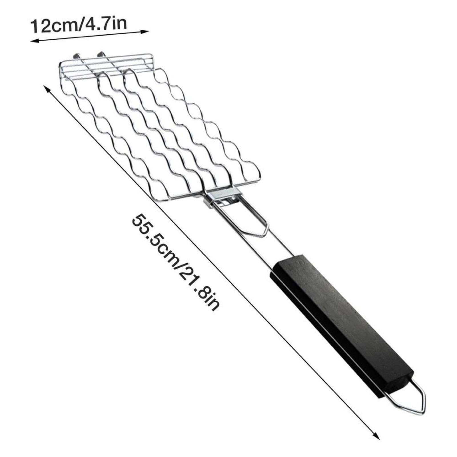 Grille à Saucisses En Acier Inoxydable Pour Barbecue - Pour Cuire 6 Saucisses Simultanément