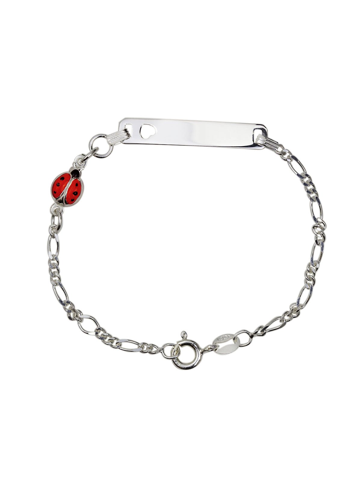Braccialetto in argento Sterling unicorno su cordoncino nero – oro