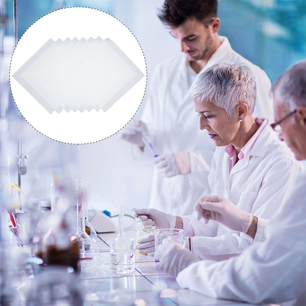 Healifty Qualitative Filter Sheets 60 Sheets Lab Filtration Paper Cellulose Assorted Absorption Speed Papers