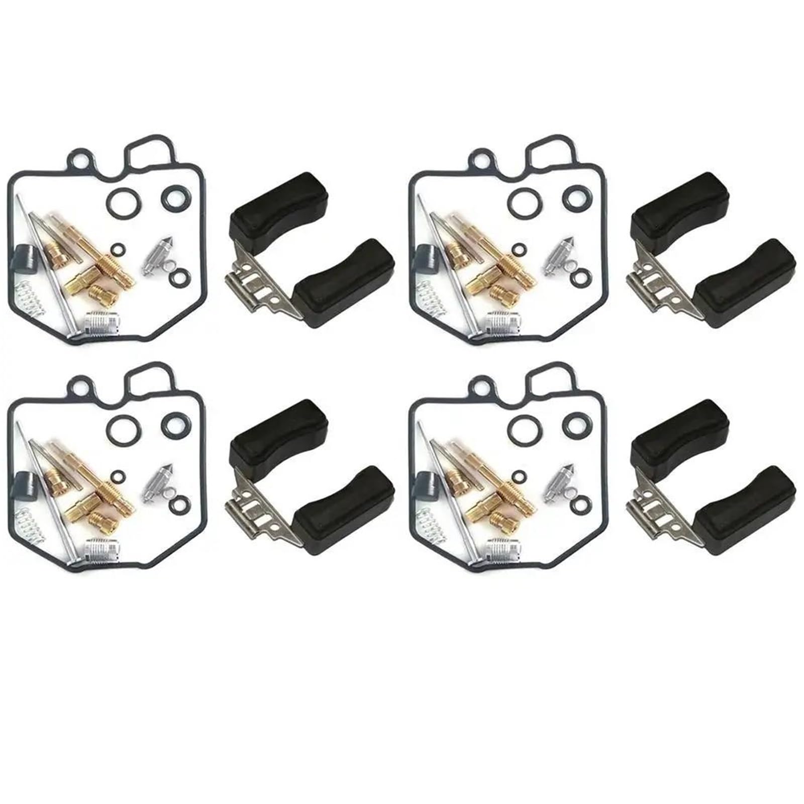 Juego De Reconstrucción Carburador Kit De Reparación Carburador Motocicleta para CX500, CX500C, Custom, CX500D GL500 Flotadores, Junta Juego Válvulas Aguja(Conjunto 3)
