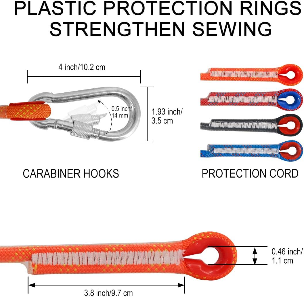 NewDoar Static Climbing Rope 10mm(3/8in) Accessory Cord Equipment 33FT(10M), 66FT(20M) 98FT(30M) Escape Rope Ice Climbing Equipment Fire Rescue Rope : Sports & Outdoors