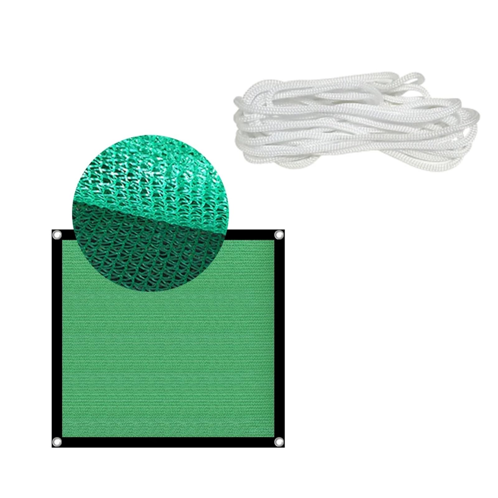 Ombrellone da giardino, Vele ombreggianti Tende da sole impermeabili Vela parasole Giardino domestico Patio Tettoia esterna (Colore : Green)(3x4m)