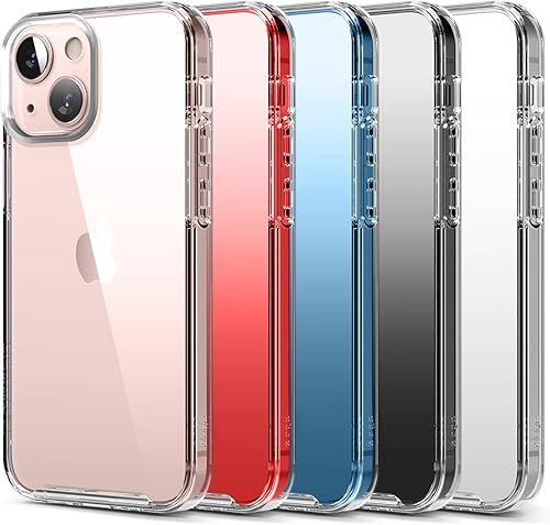 Miniatura 8 de elago Funda híbrida transparente compatible con iPhone 13 Mini (5.4 pulgadas), tecnología híbrida de PC + TPU, reducción del amarilleo, protección