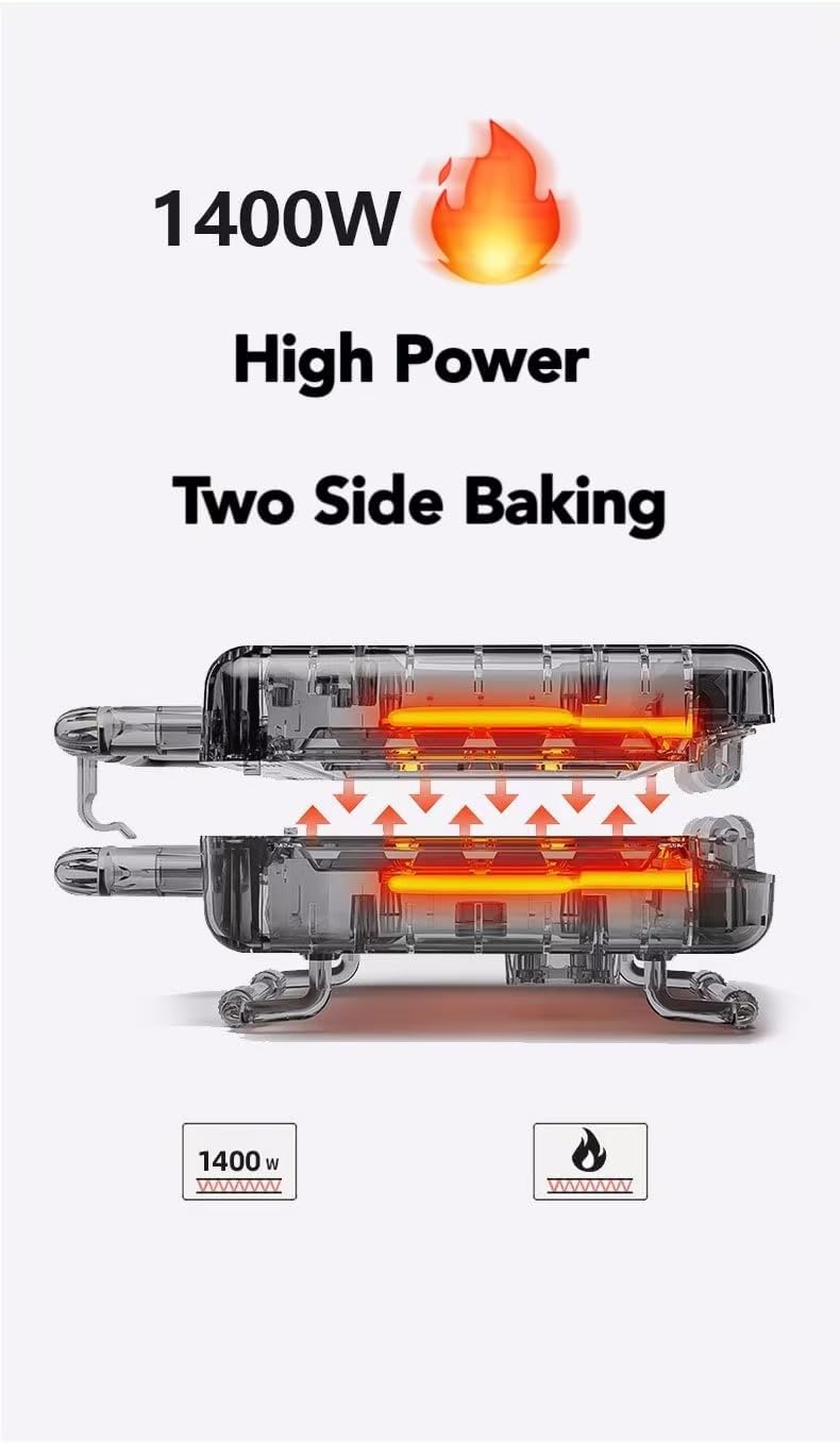 Electric Walnut Cookie Maker 24 Holes Mold Maker Electric Walnut Snacks Maker Mini Nut Machine Sandwich Iron Electric Nut Mold Maker Oreshek, Non-stick Easy to Clean, Black