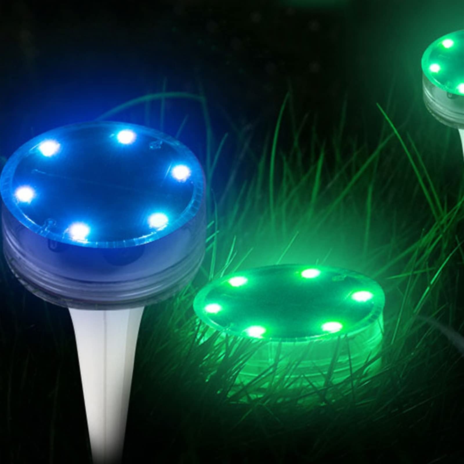 Lampe de plongée LED Lampe solaire de piscine à 10 lampes 6 LED Lampe LED submersible magnétique Lampe murale solaire sous-marine Veilleuse de piscine Ventouses Aquarium