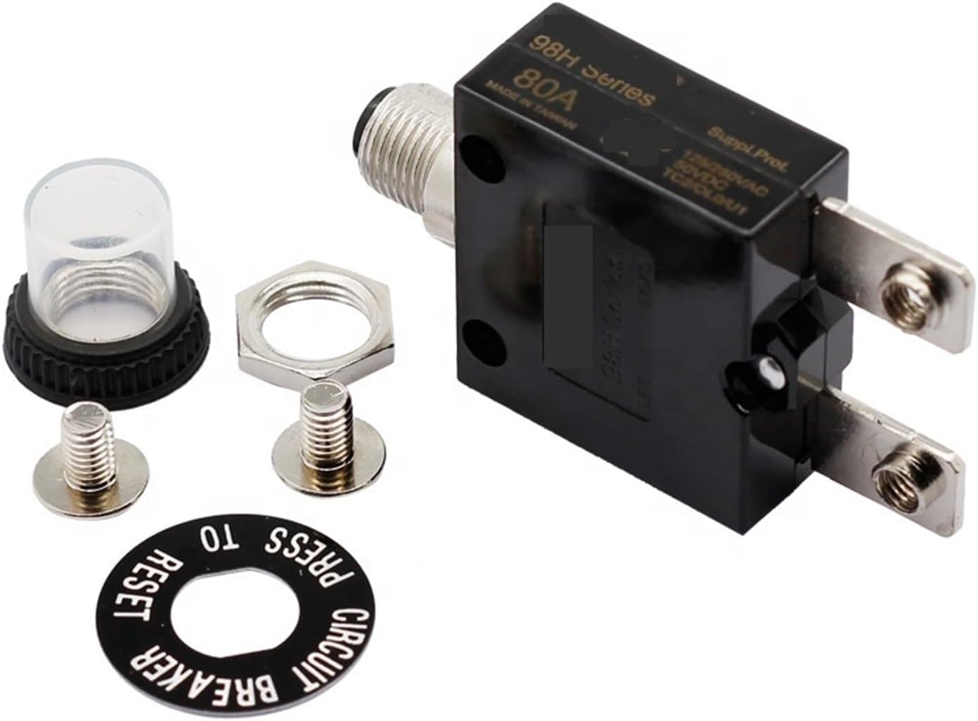 Thermal Circuit Breakers, Electronic Breaker 98H-80A 40-80A Manual Reset Protector Multicolor(70a)