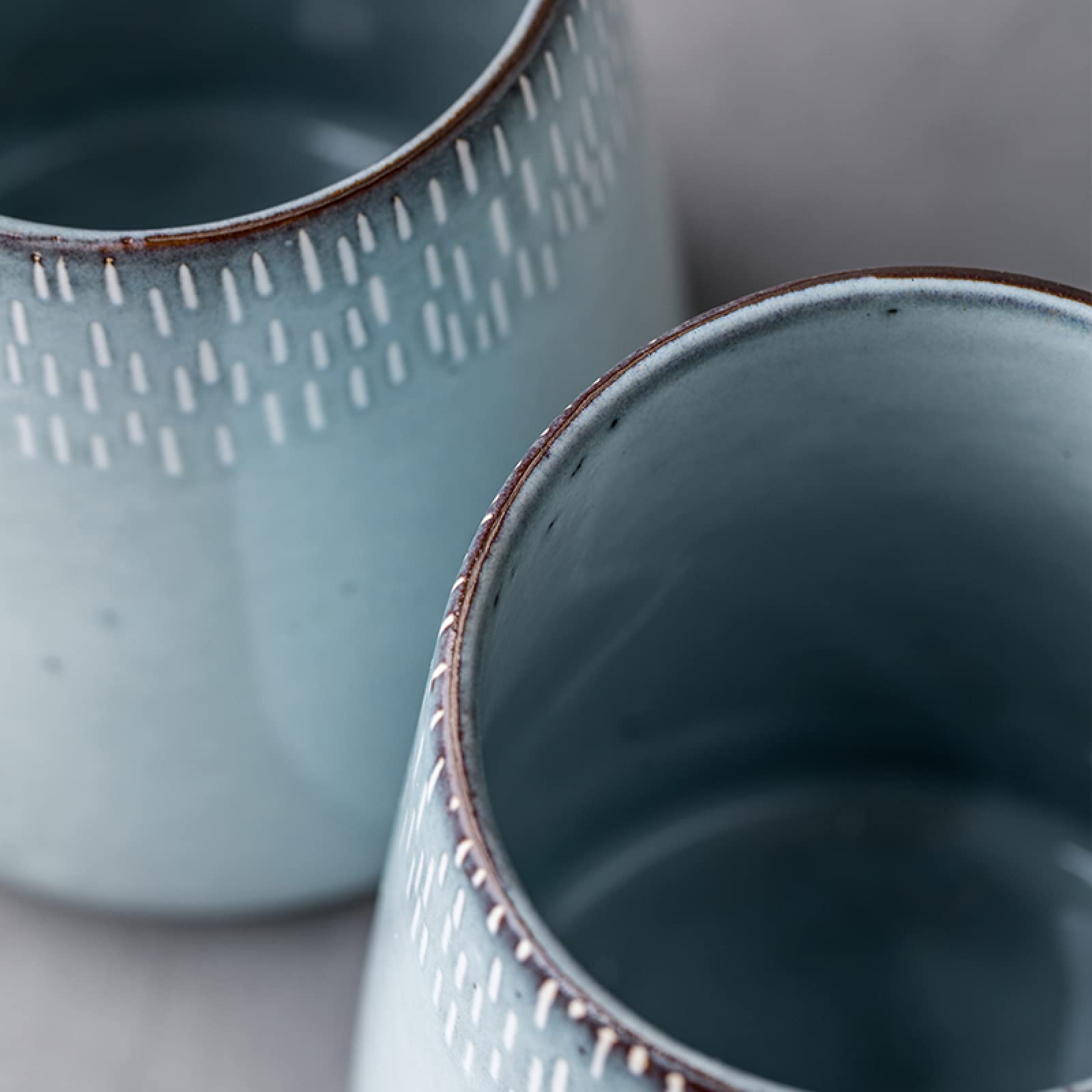 Tazza da caffè in ceramica Cielo stellato blu con coperchio a cucchiaio Tazza da tè Tazza da caffè in ceramica fatta a mano Tazza regalo per ufficio e casa