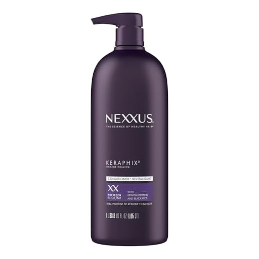 Nexxus Keraphix ProteinFusion Conditioner with Keratin Protein and Black Rice Conditioner for Damaged Hair 33.8 oz