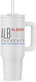 3dRose, International airport code ALB, Albany, New York, United States, 30oz Tumbler