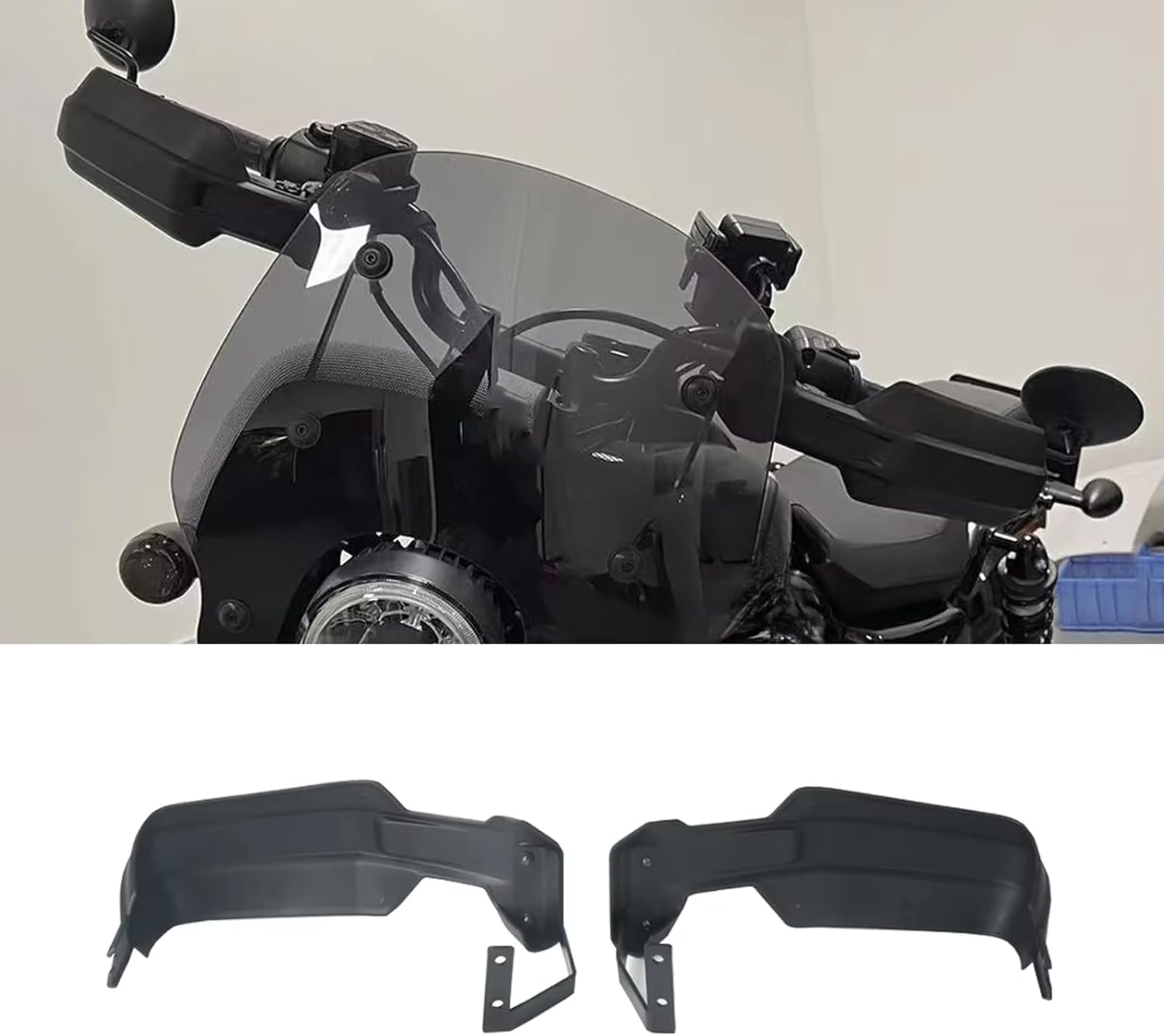 for Nightster RH975 nightster 975 2025 2024 2023 2022 Accessories Windshield Hand Guard Motorcycle Handlebar Hand Guard Hand Brake Shell Protection Windshield Deflector Cover