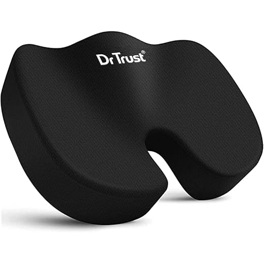 Dr Trust Non-Slip Coccyx Seat Cushion