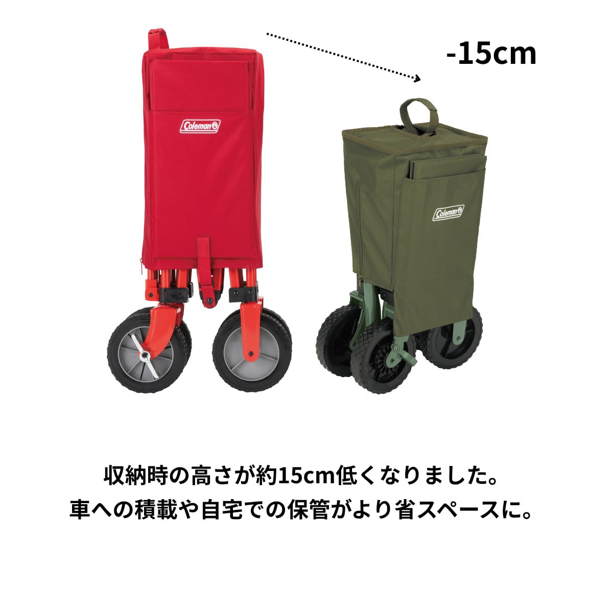 Amazon | Coleman(コールマン) アウトドアワゴンNX(オリーブ