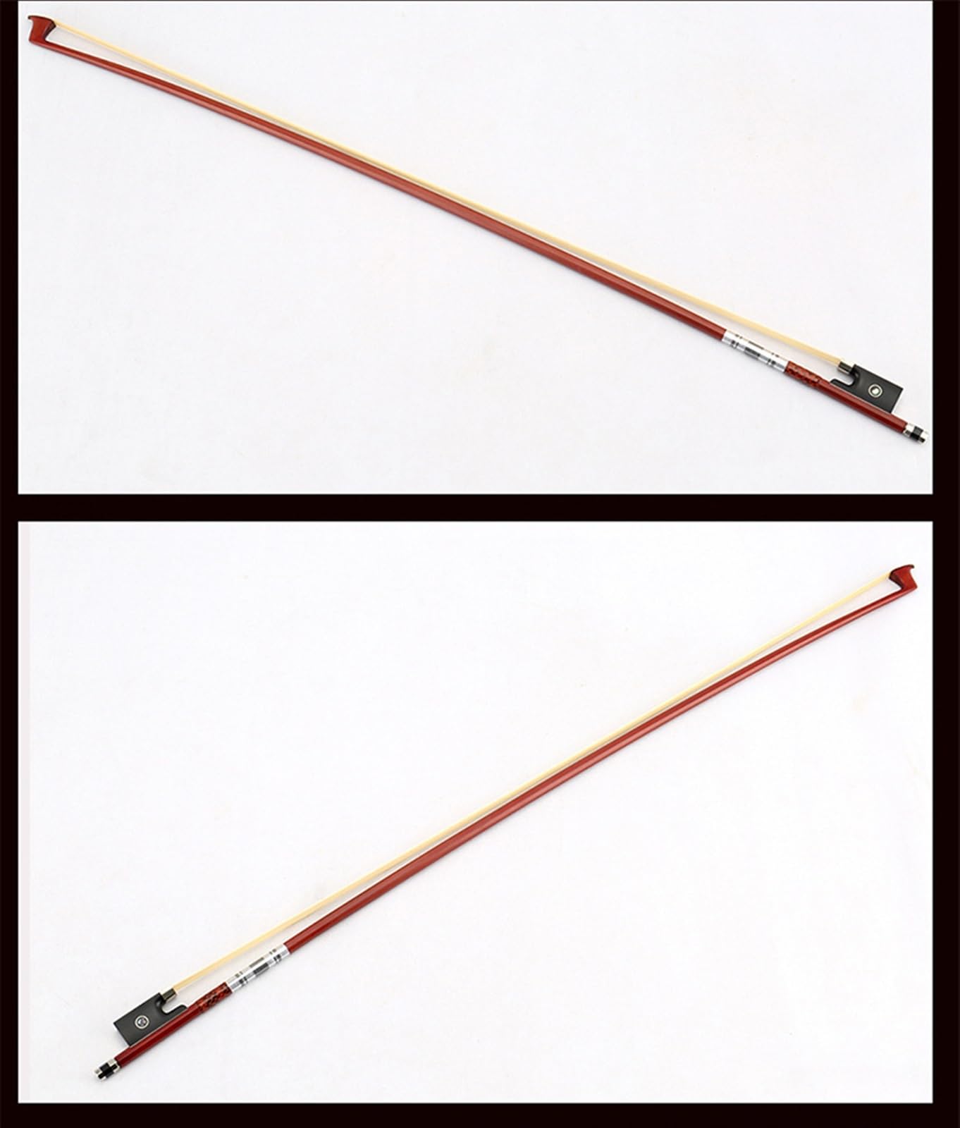 Violín Partes De Repuest Arco De ViolínColor Del ArcoÁngulo De Envoltura De La CarcasaPrismáticoOctogonalSándalo Rojo(1/8)