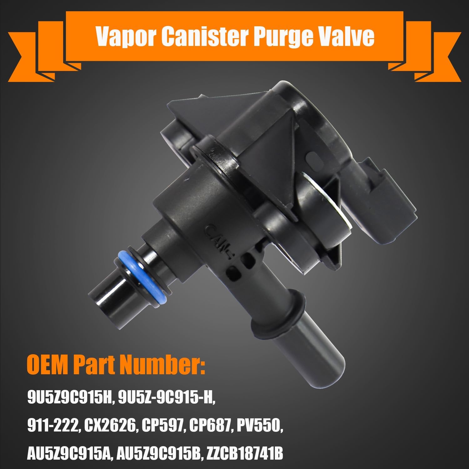 911-222 Vapor Canister Purge Valve Solenoid Fit for Ford Edge Escape Explorer F-150 F-250/F-350 Super Duty Fusion Mustang Taurus Mercury Mazda Tribute Lincoln Replace# CP597 CP687 Purge Solenoid Valve