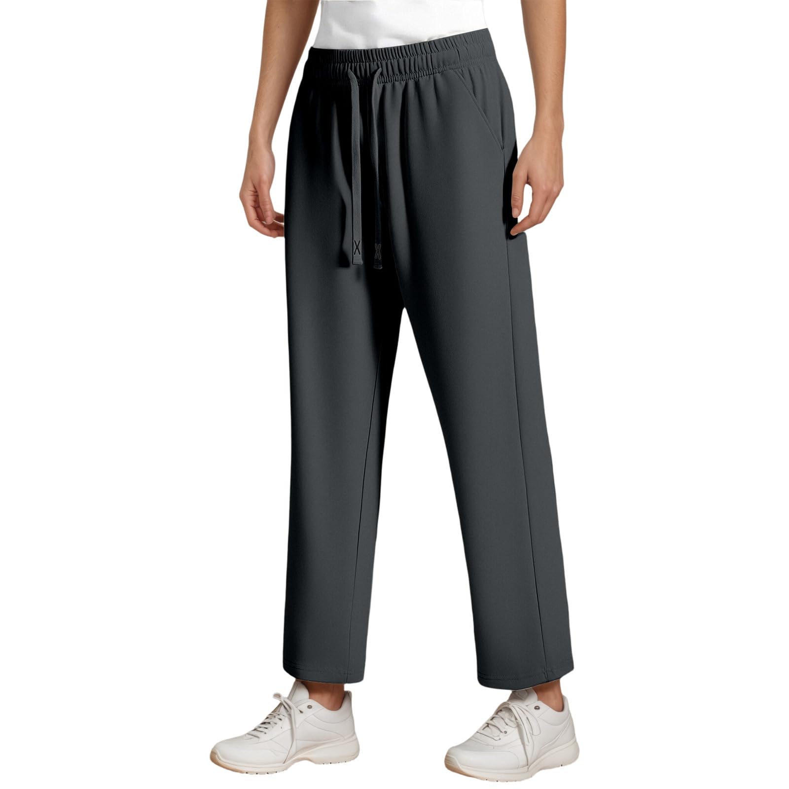 Pantalon, Décontracté, Doux Et Confortable, Coupe Ample, Jambes Droites, Idéal Au Quotidien., Anti-taches Efficace