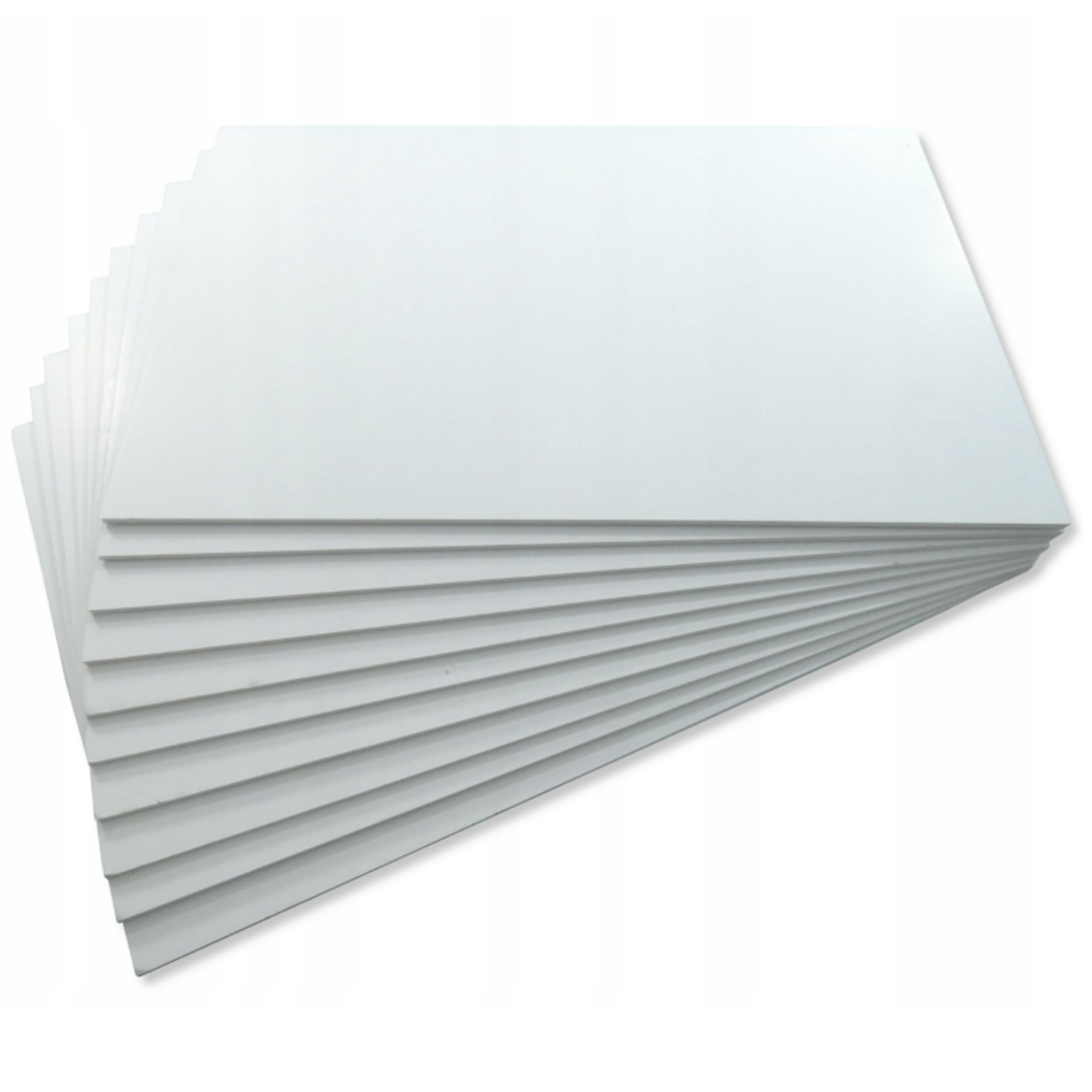 Płyta piankowa karton piankowy - płyta piankowa - 70 x 100 cm 10 mm 10 sztuk - biała