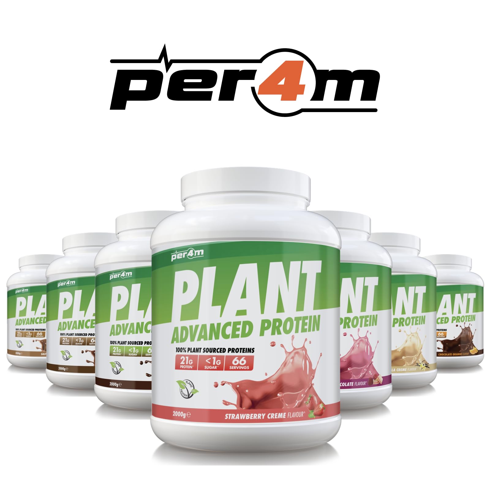 Per4m Plant Protein, Proteine 100% Vegetali da Pisello e Riso, Profilo Aminoacidico per i Muscoli, Formula Vegan Digeribile e Sostenibile, Per Vegani e Sportivi di Qualità – Chocolate Mint – 2kg