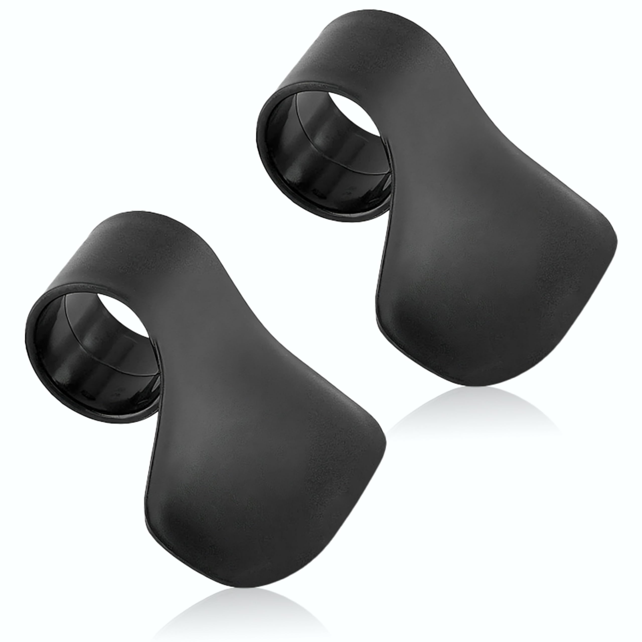 Universal Palm Rest Throttle Cruise Accelerator Assist Hand Rest Control Handle Bar Grip for Universal for Bike, Car & Scooties (Black (Pack of 2))