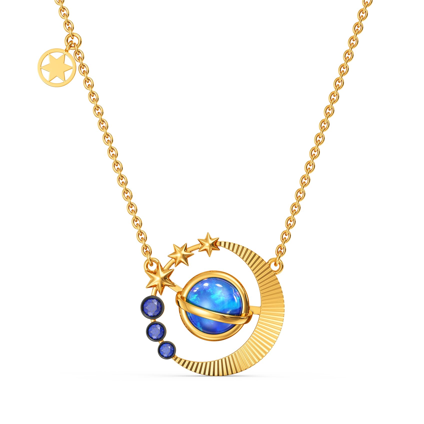 Joyalukkas22K (916) Purity Astral Harmony Gold Necklace For Women