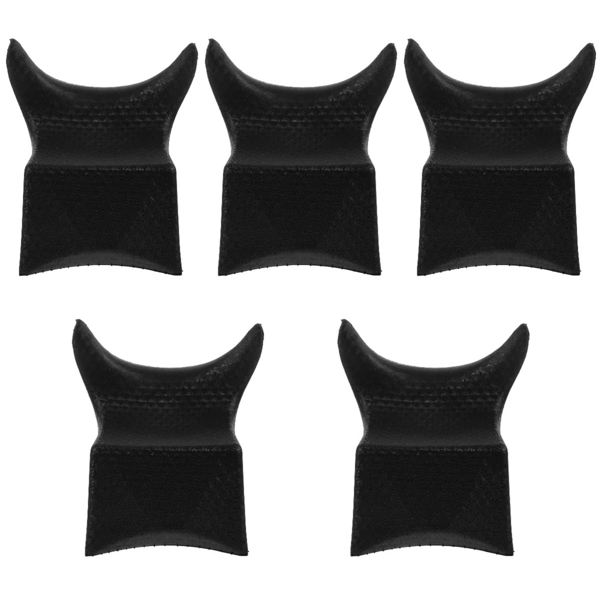 FRCOLOR 5St Shampoo-Kissen Peitschenbett aufblasbares Shampoo-Becken Stirnband Hautpflege-Tools Haarnetz Nackenkissen shampoonieren Shampoo Hals Restkissen Shampoo Nackenstütze PVC Black