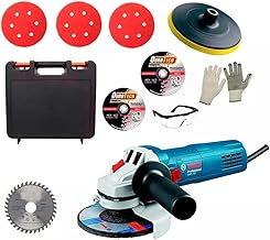 Esmerilhadeira Bosch Angular GWS700 Lixadeira Inox Metal Madeira Aluminio Maleta Completa Disco de Corte Suporte de Velcro Disco de Lixa Serra CircularBosch Esmerilhadeira Angular GWS700 710W Azul Lixadeira Inox Metal Madeira Aluminio Maleta Completa Disco de Corte Suporte de Velcro Disco de Lixa Serra Circular 220V