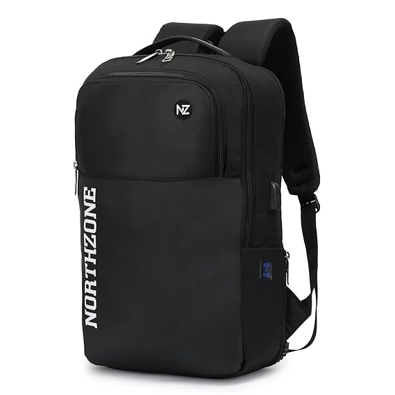 North zone Sport 34 Litres Stylish Backpack | School College Bag For Boys & Girls | Laptop Bag With USB Charging Waterproof Material, Laptop size upto 15.6 inches Capacity: upto 35 Ltrs