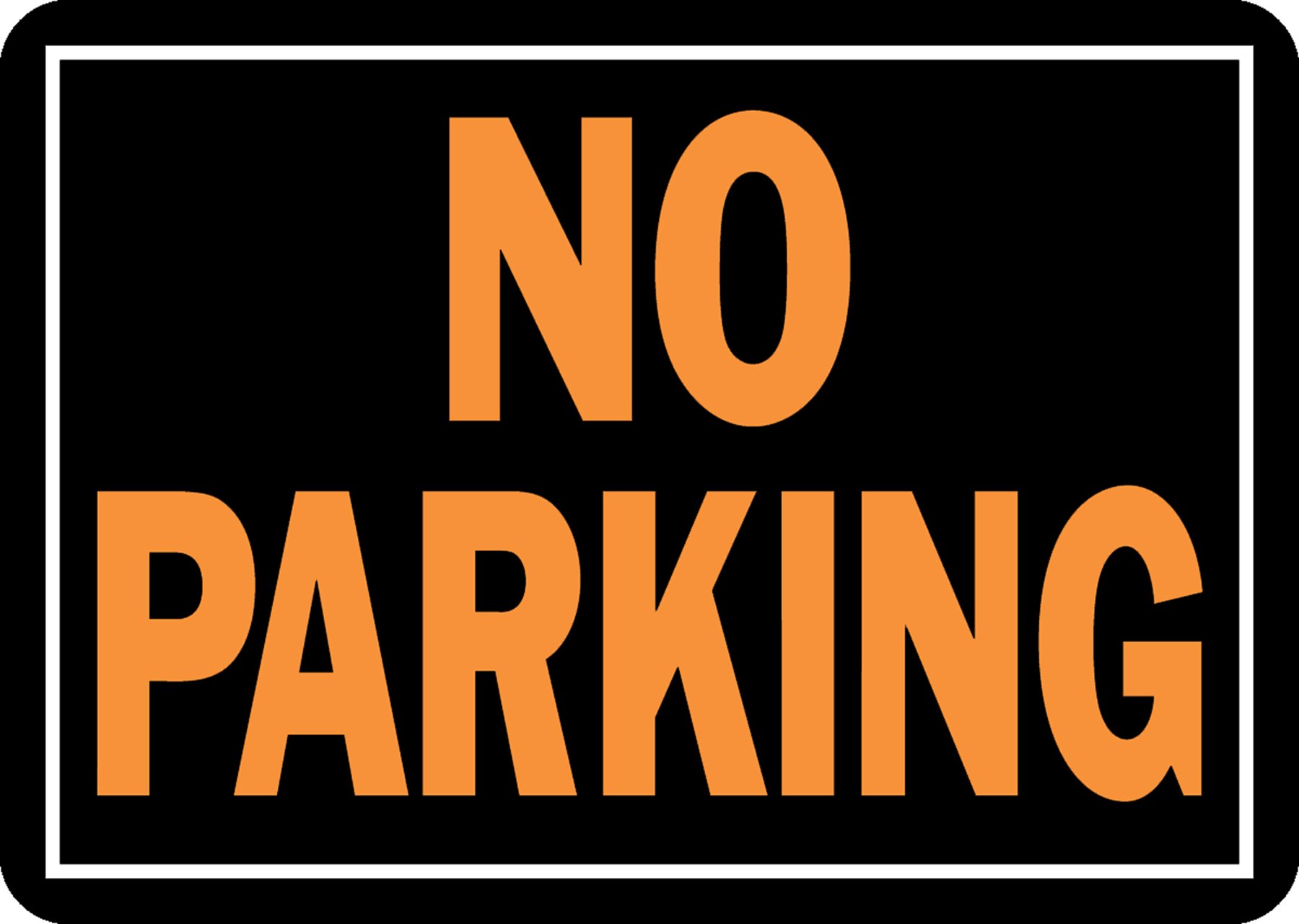 HY-KO PROD CO 805 NO Parking Aluminum Sign 10"x14"
