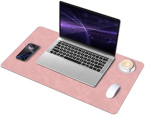 Tappetino da Scrivania in pelle e Camoscio Effetto Invecchiato, Tappetino