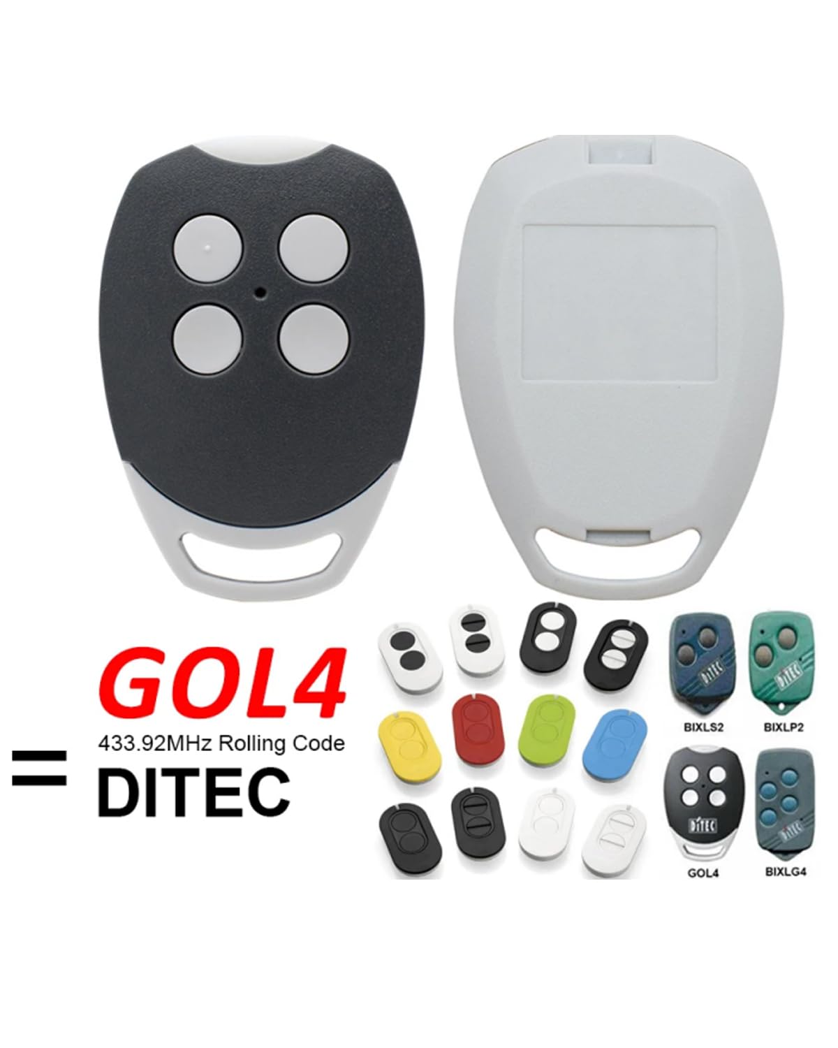 Garage Door Handheld Transmitter Compatible Remote Control XI35 - Image 2